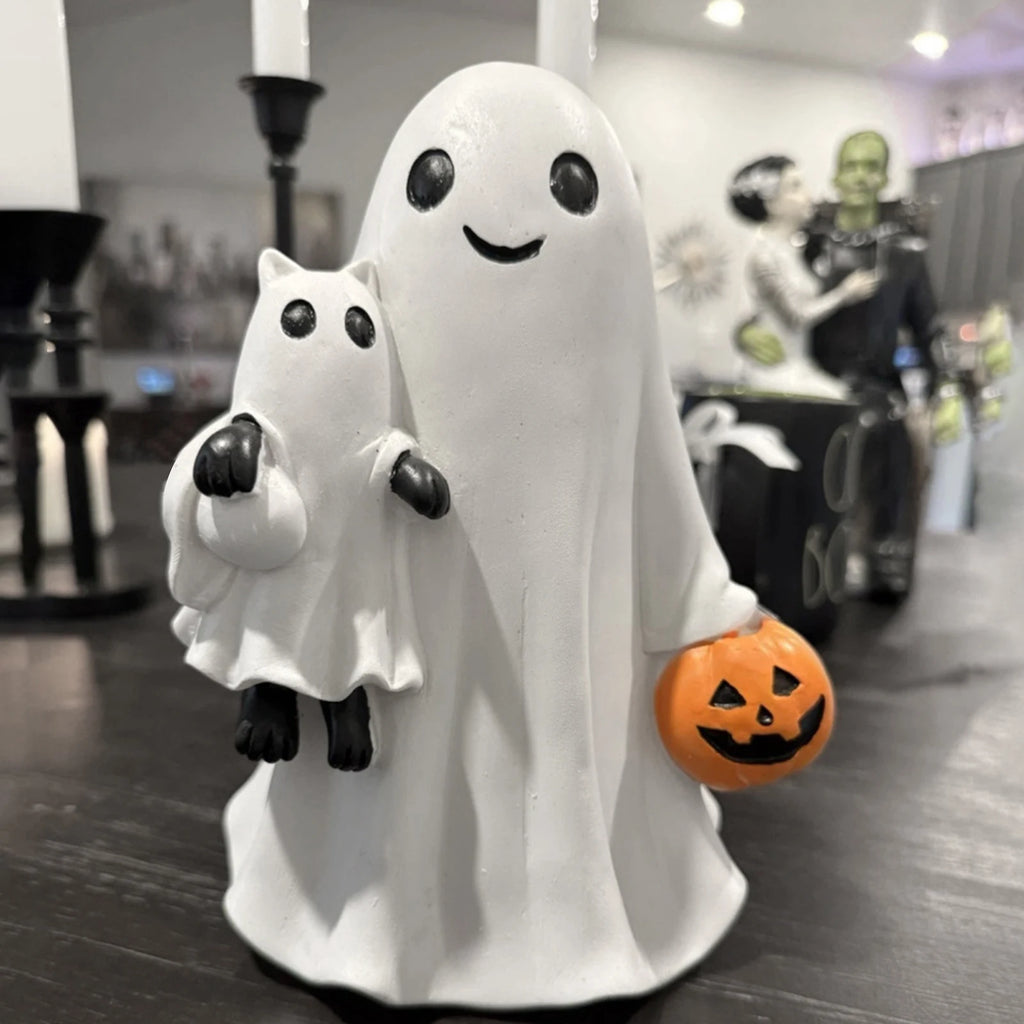 Spooky Ghost Halloween Figurine
