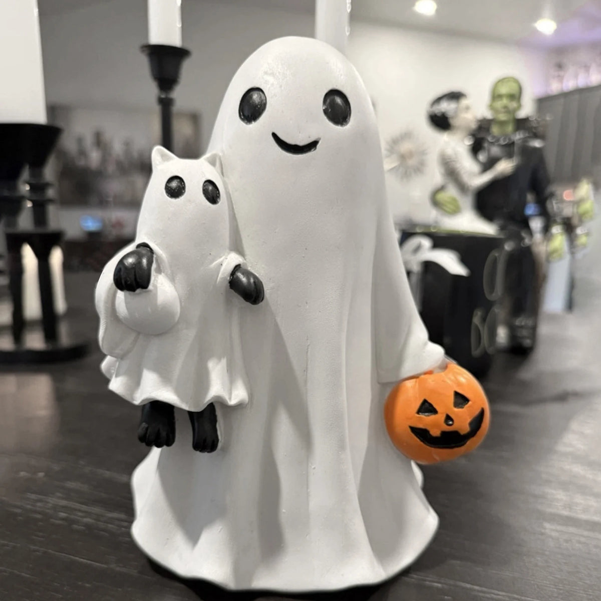Spooky Ghost Halloween Figurine