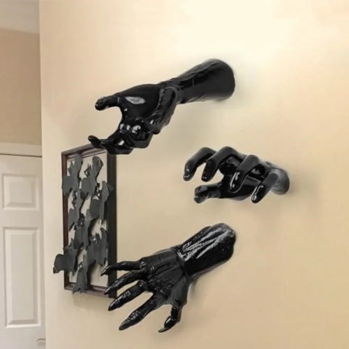 Creepy Hand Wall Candle Holder – Gothic Horror Halloween Decor