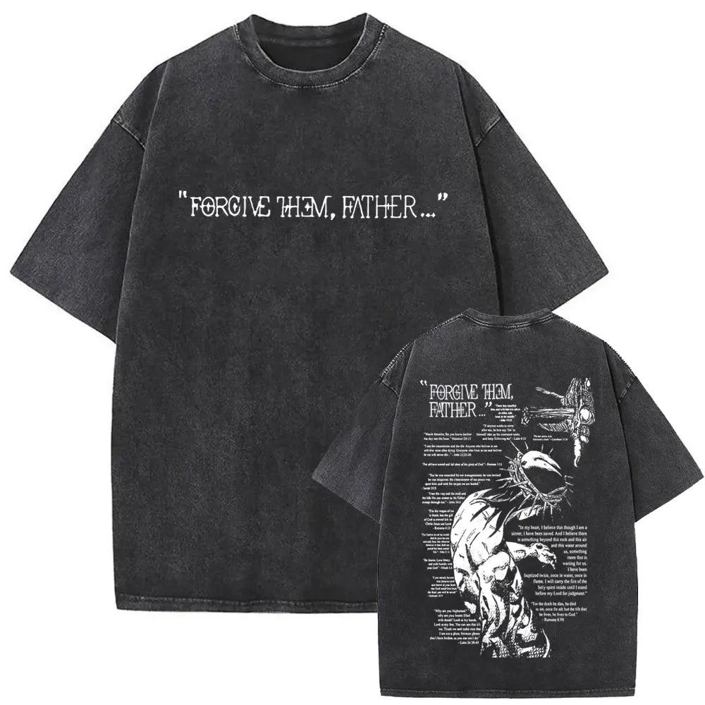 Jesus Forgive Them Vintage Washed Tee