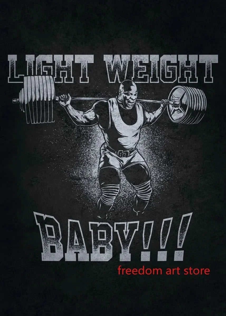 Men’s Muscle & Strength Gym Wall Art Poster 💪🏋️