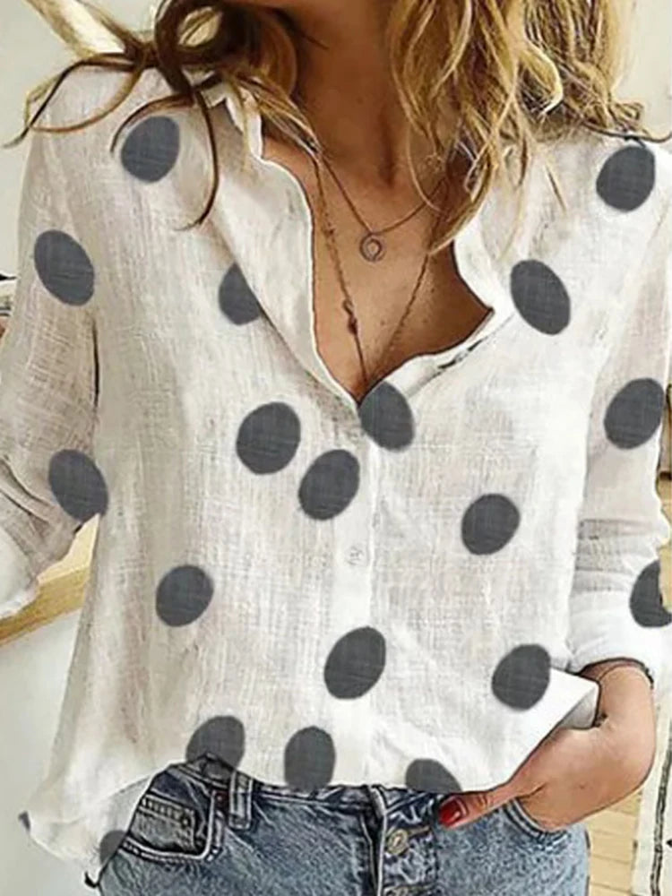 Women’s Classic Linen Button-Up Shirt ✨