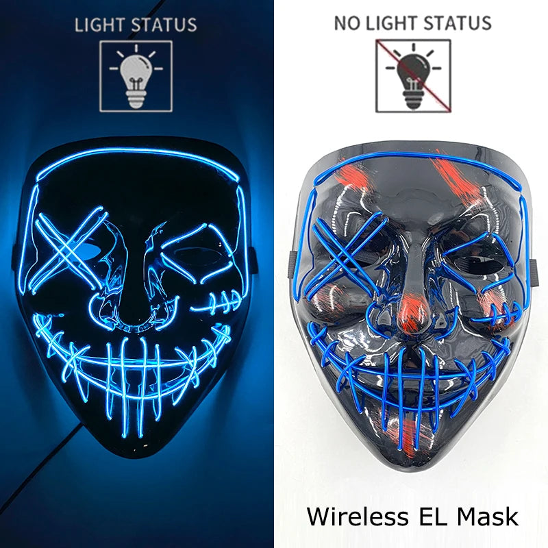 Glow Reaper LED Mask 👻⚡
