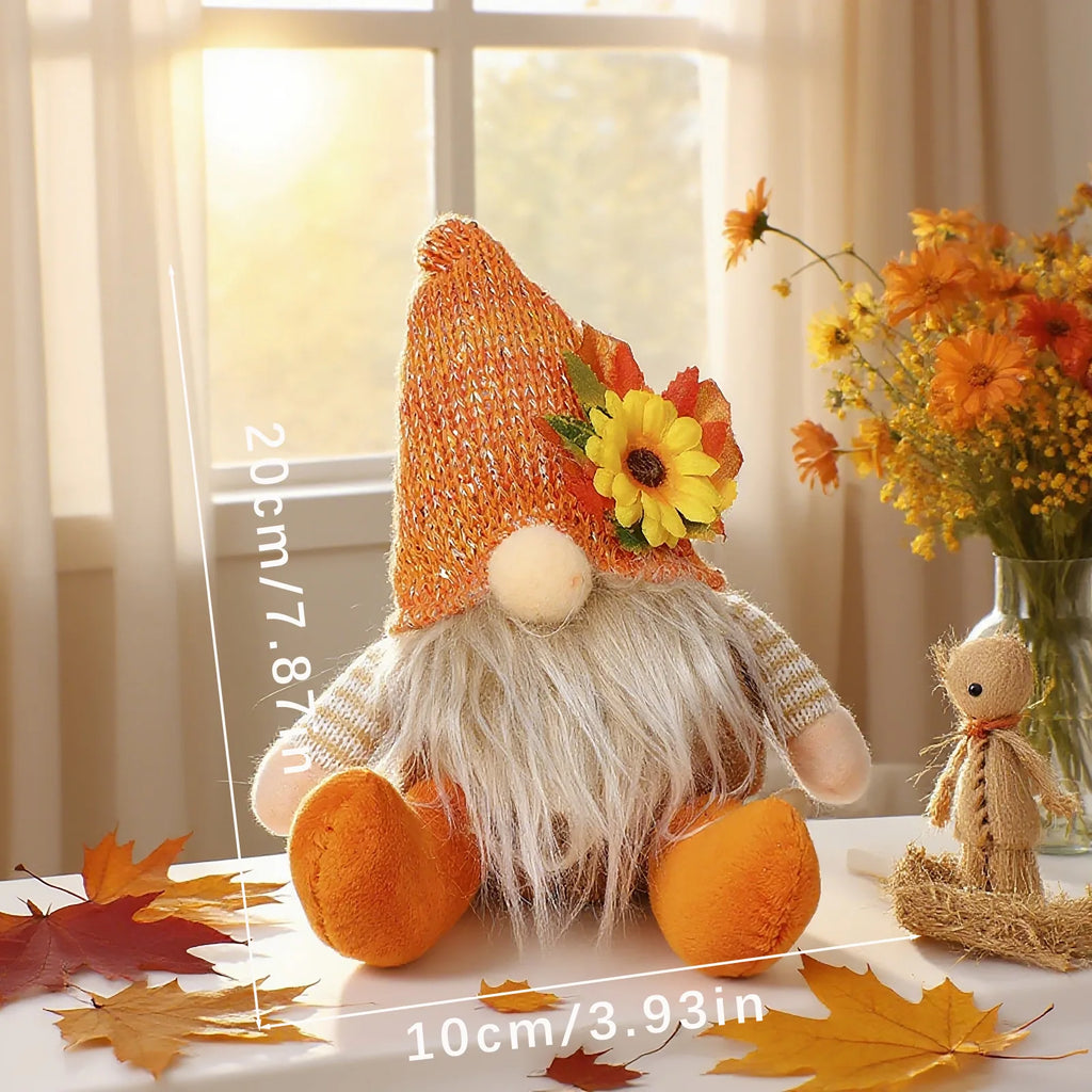 Rustic Autumn Scarecrow Wall Decor with Plaid & Sunflower Accents