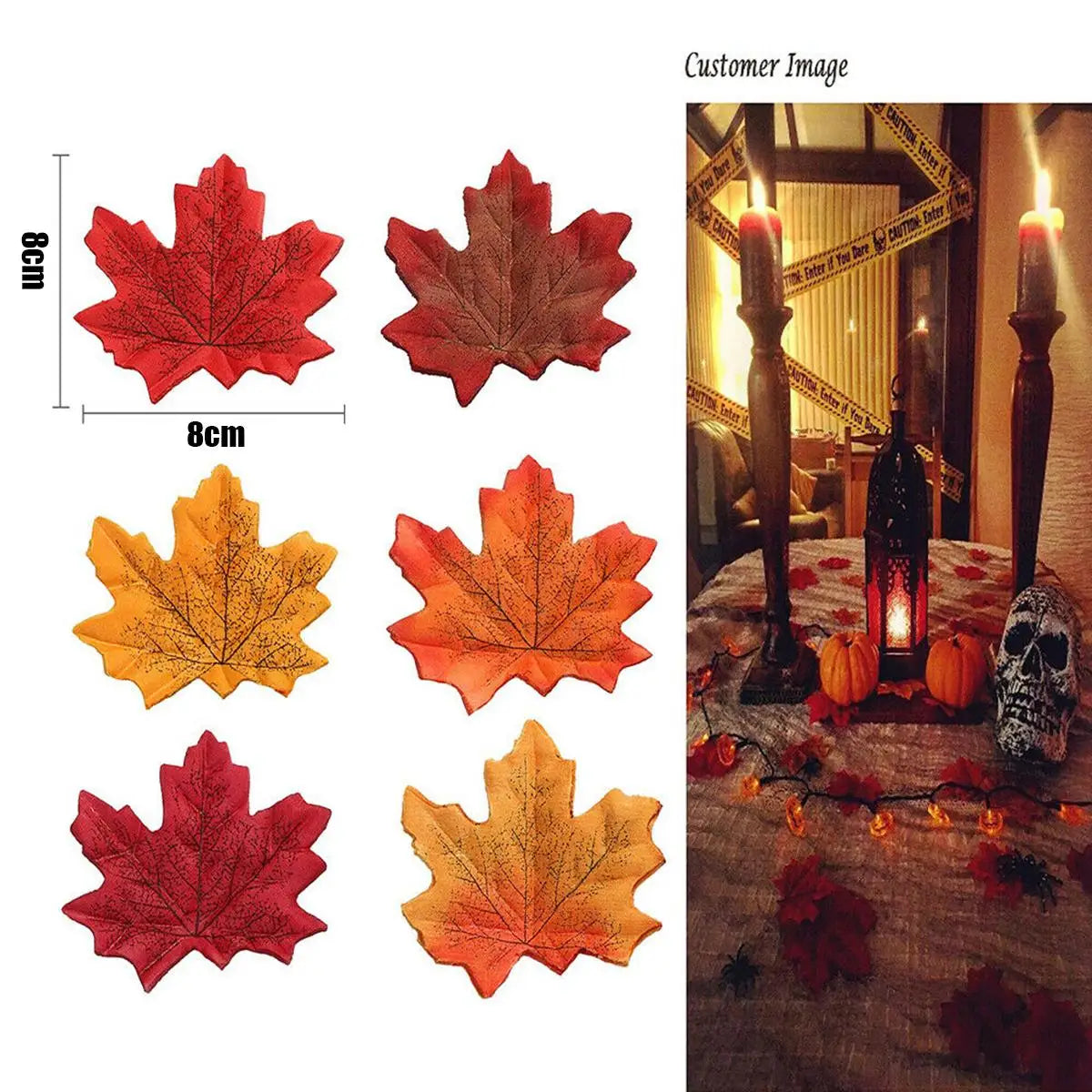 Autumn Maple Leaf Garland – Fall & Thanksgiving Home Decor 🍁