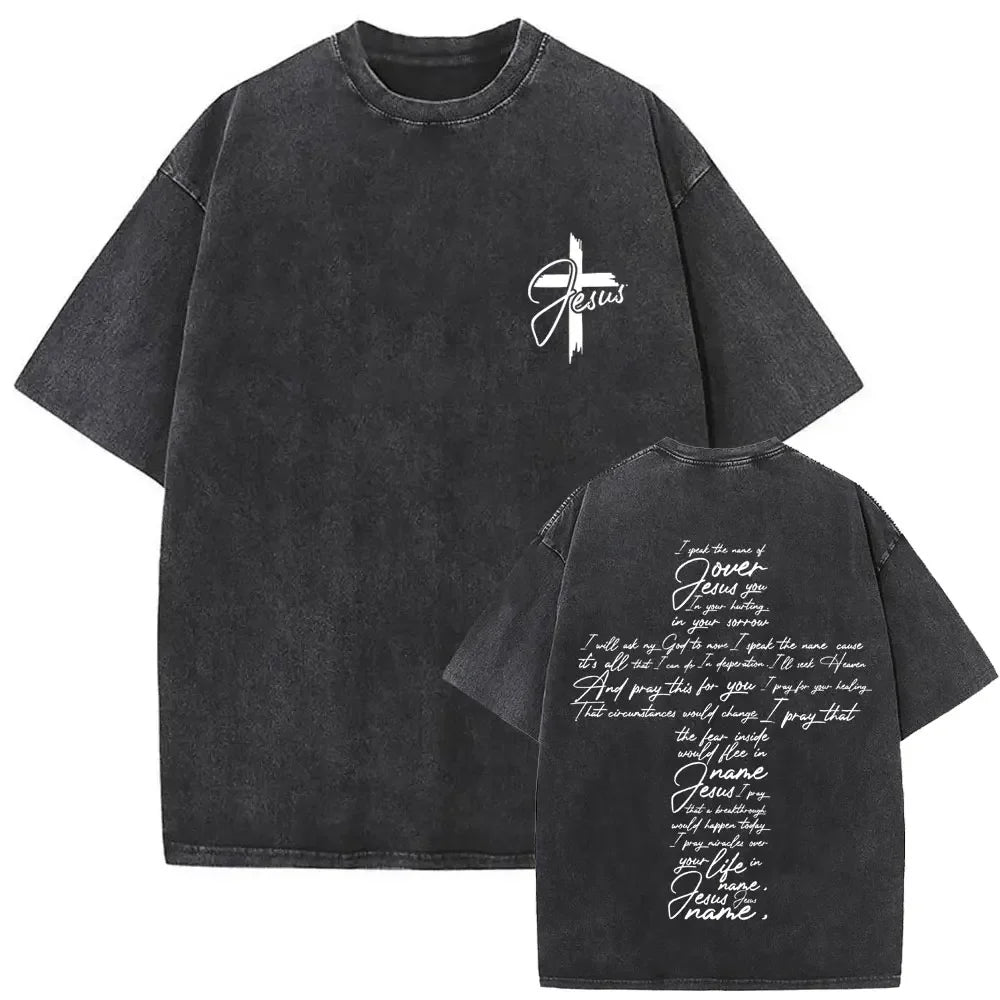 Jesus Forgive Them Vintage Washed Tee
