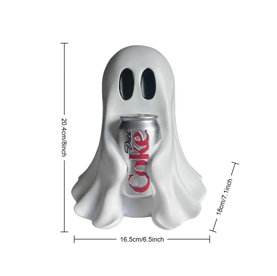 Cute Ghost Soda Can Halloween Decor 👻🥤