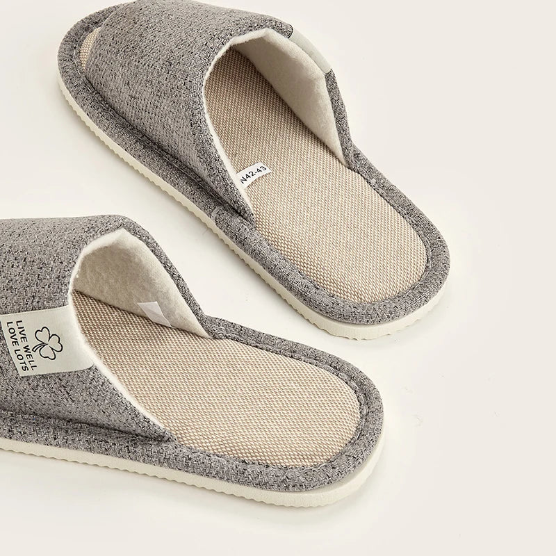 Men’s & Women’s Linen House Slippers
