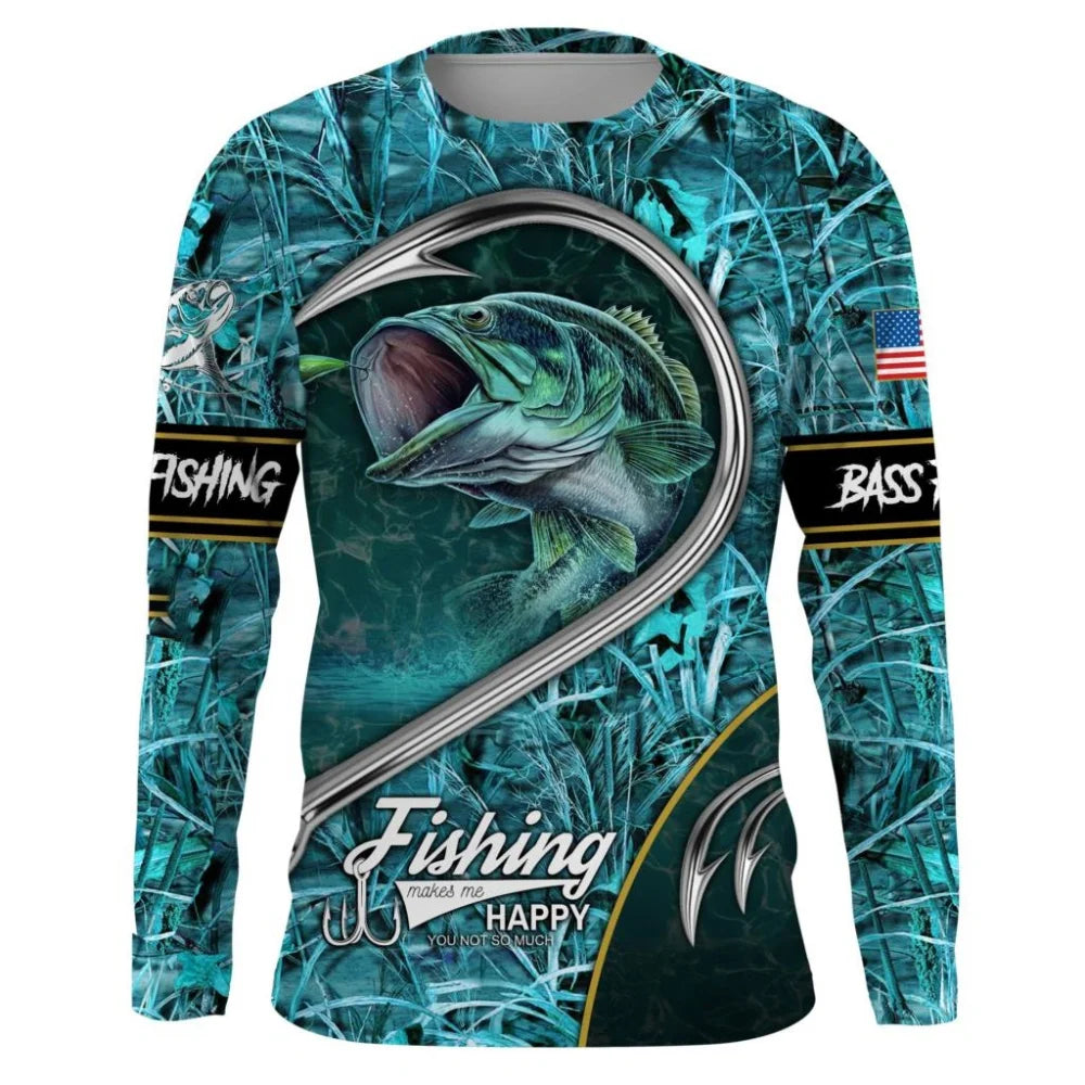 Men’s Performance Fishing Shirt – Long Sleeve Outdoor Tee
