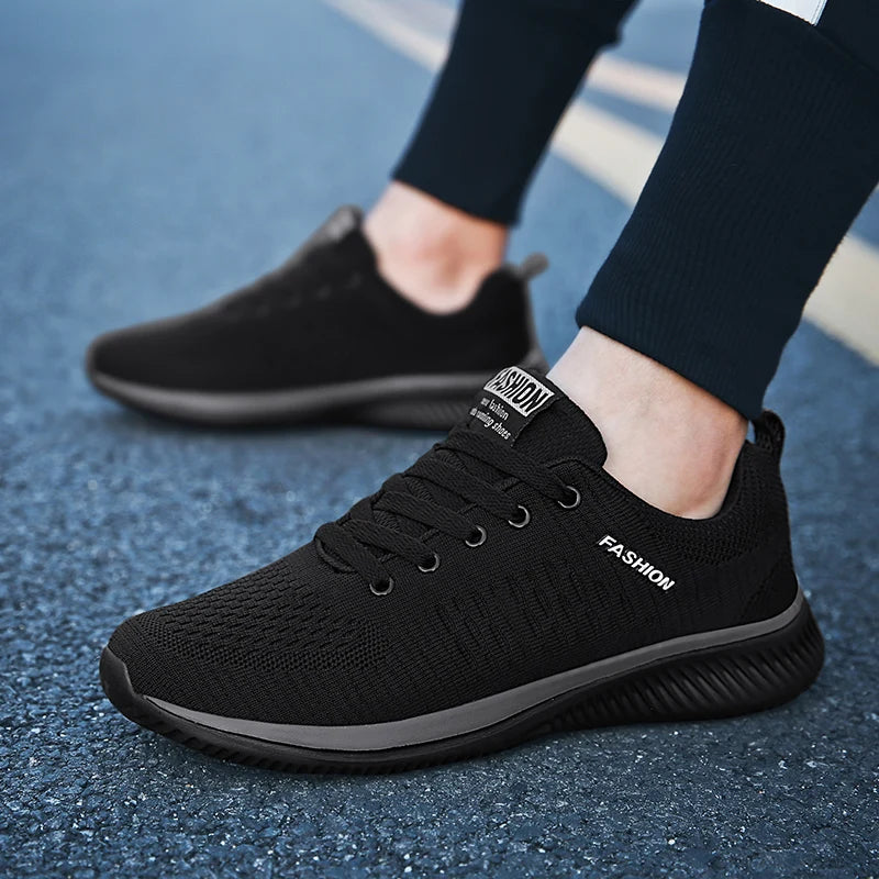 Men’s Breathable Knit Running & Walking Sneakers
