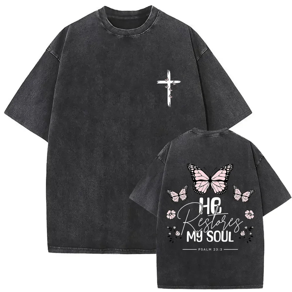 Jesus Forgive Them Vintage Washed Tee