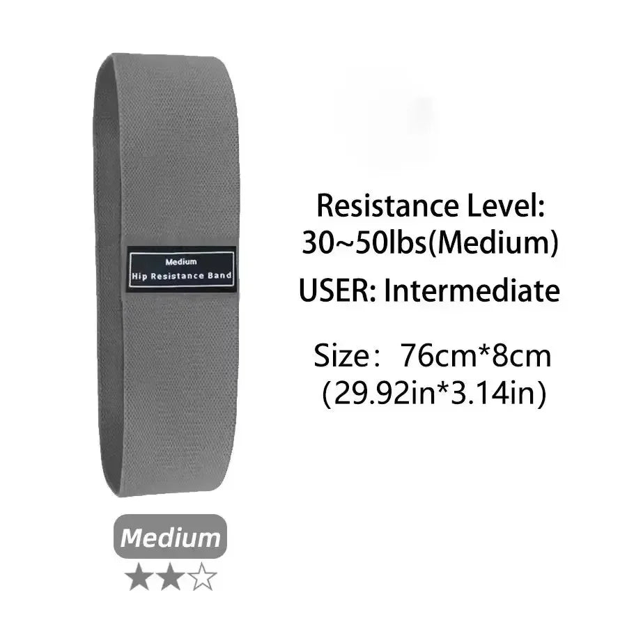 Fabric Resistance Glute & Booty Bands – Hip & Thigh Workout Loops