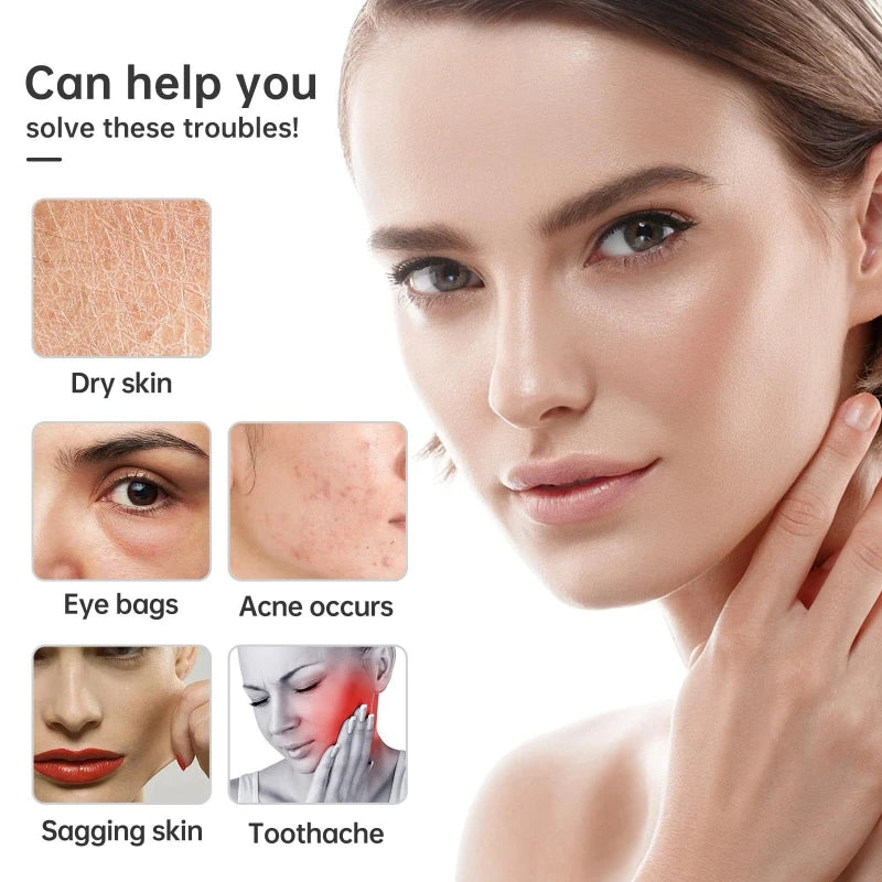 Ice Face Roller & Gua Sha Skincare Set