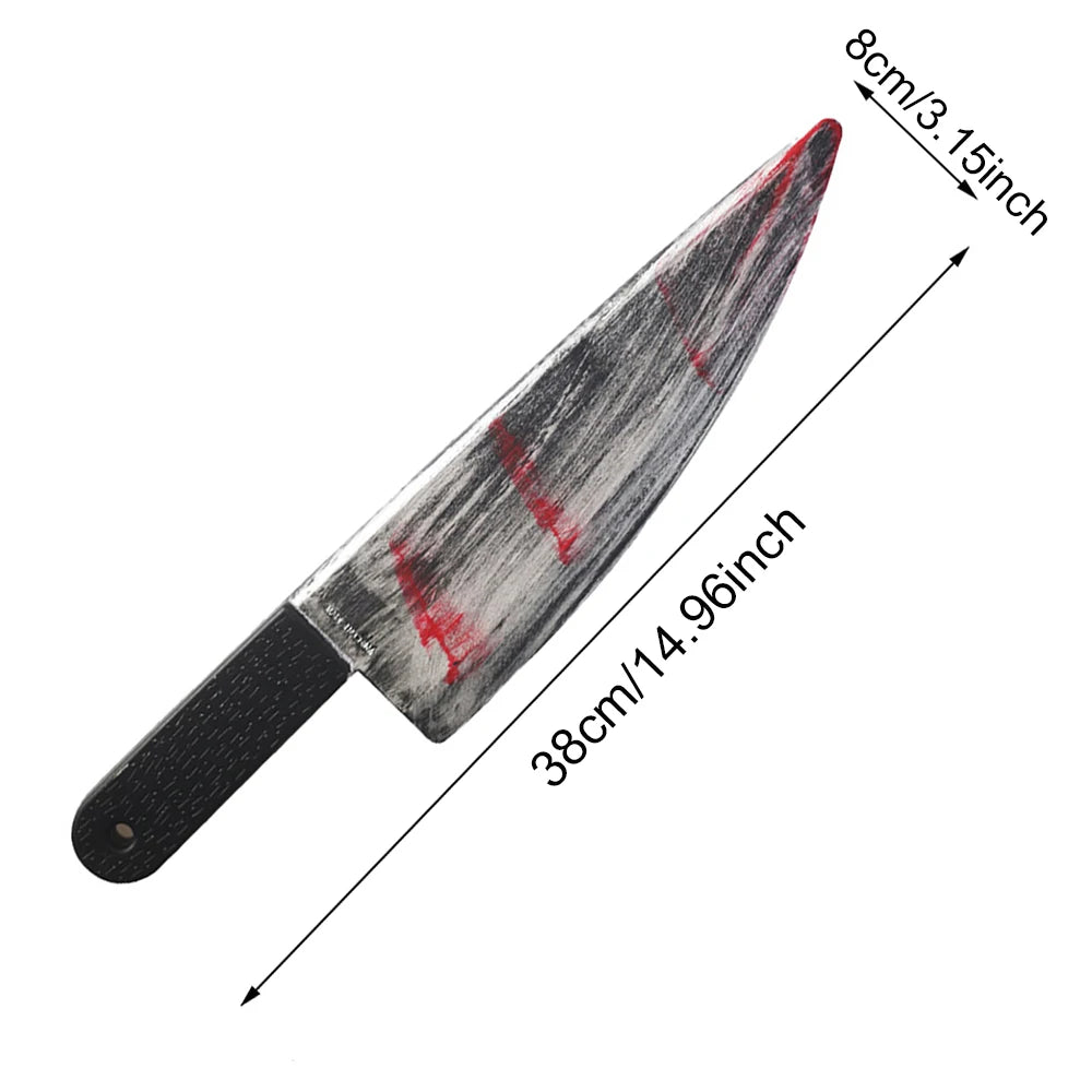 Bloody Knife Halloween Prop – Fake Horror Knife Decoration