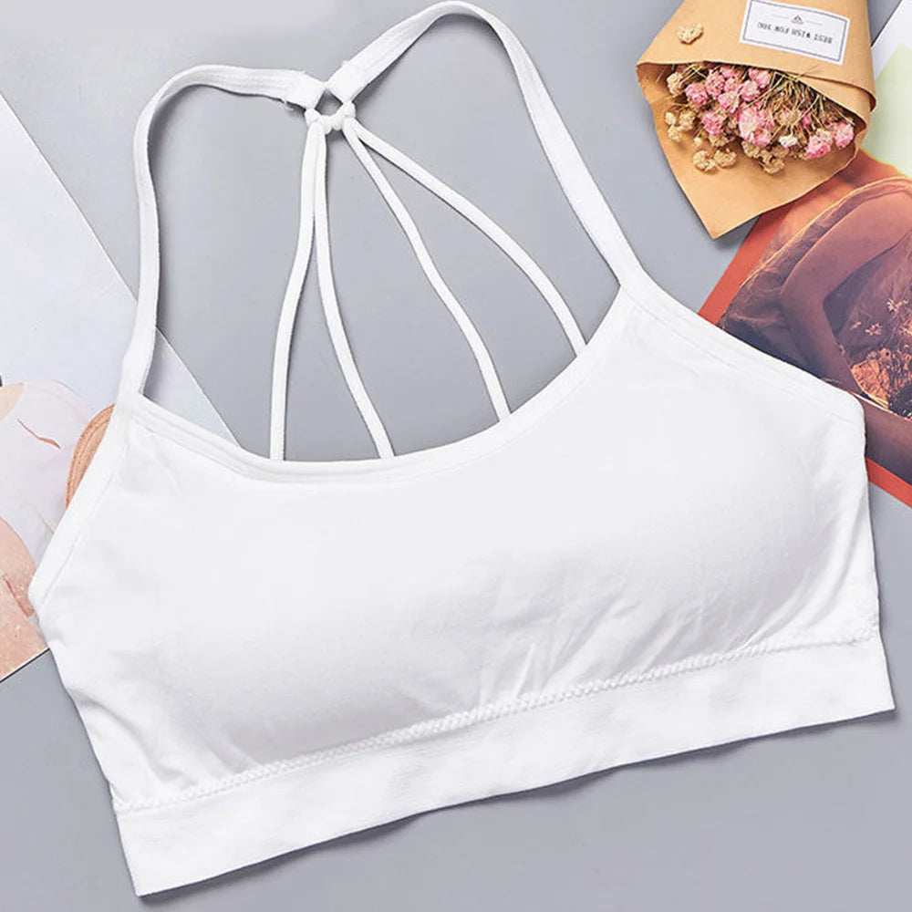 Women’s Seamless Strappy Sports Bra
