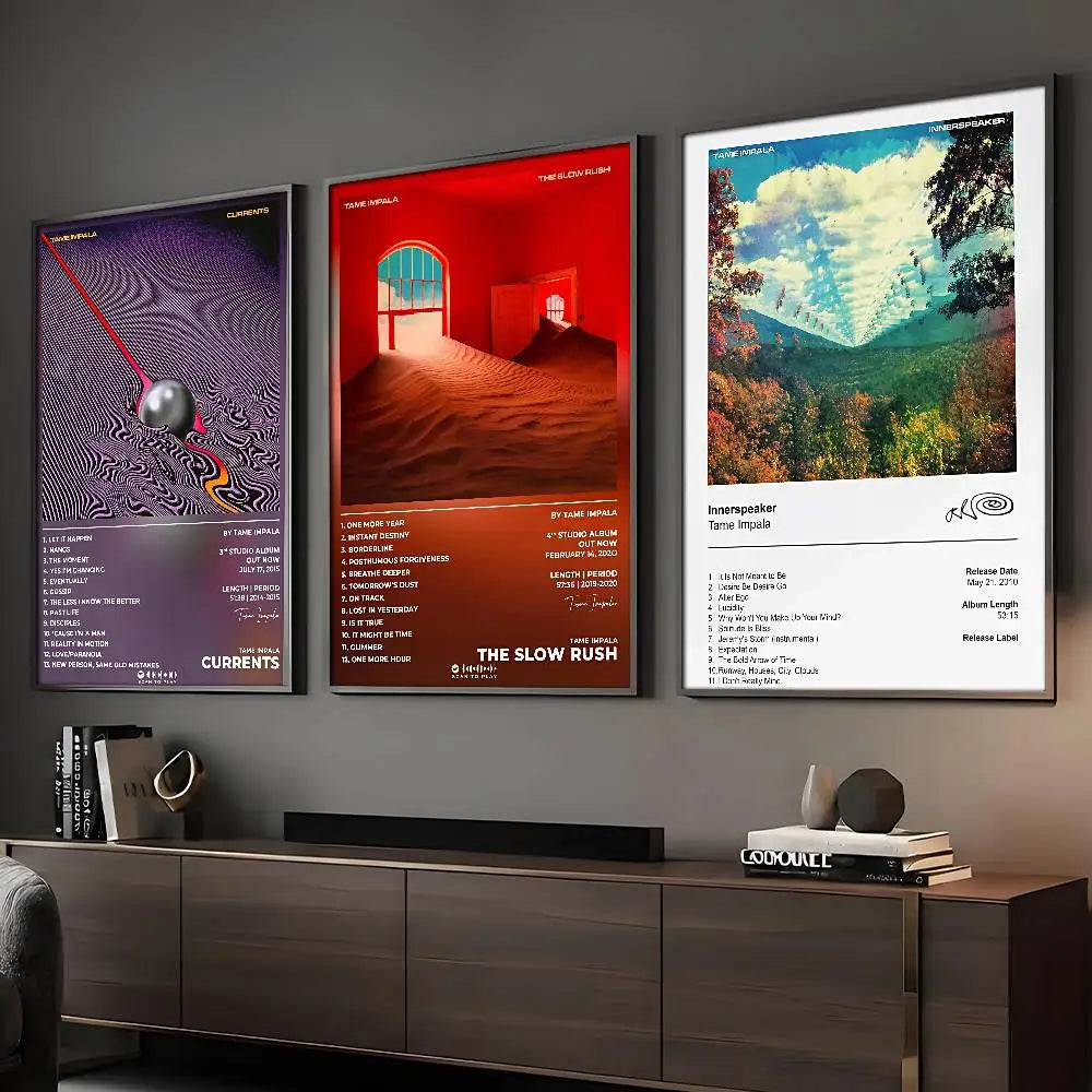 Tame Impala Psychedelic Wall Poster
