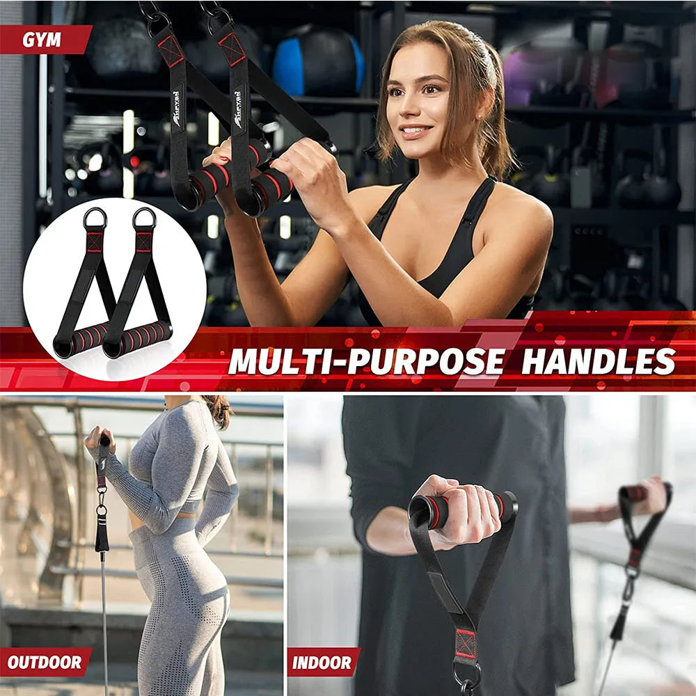 Resistance Band Pulley Bar – Home Gym Workout Attachment