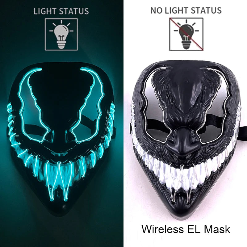 Glow Reaper LED Mask 👻⚡