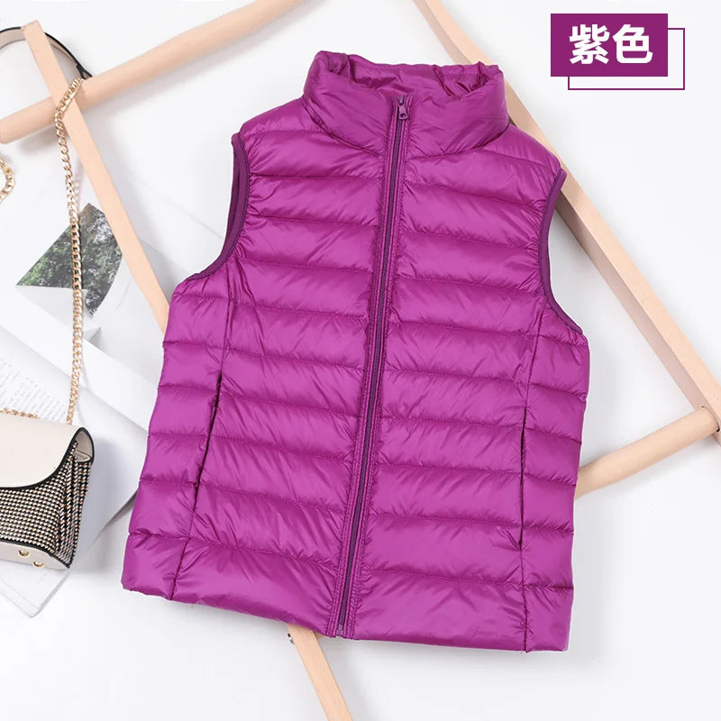 Women’s Lightweight Duck Down Puffer Vest