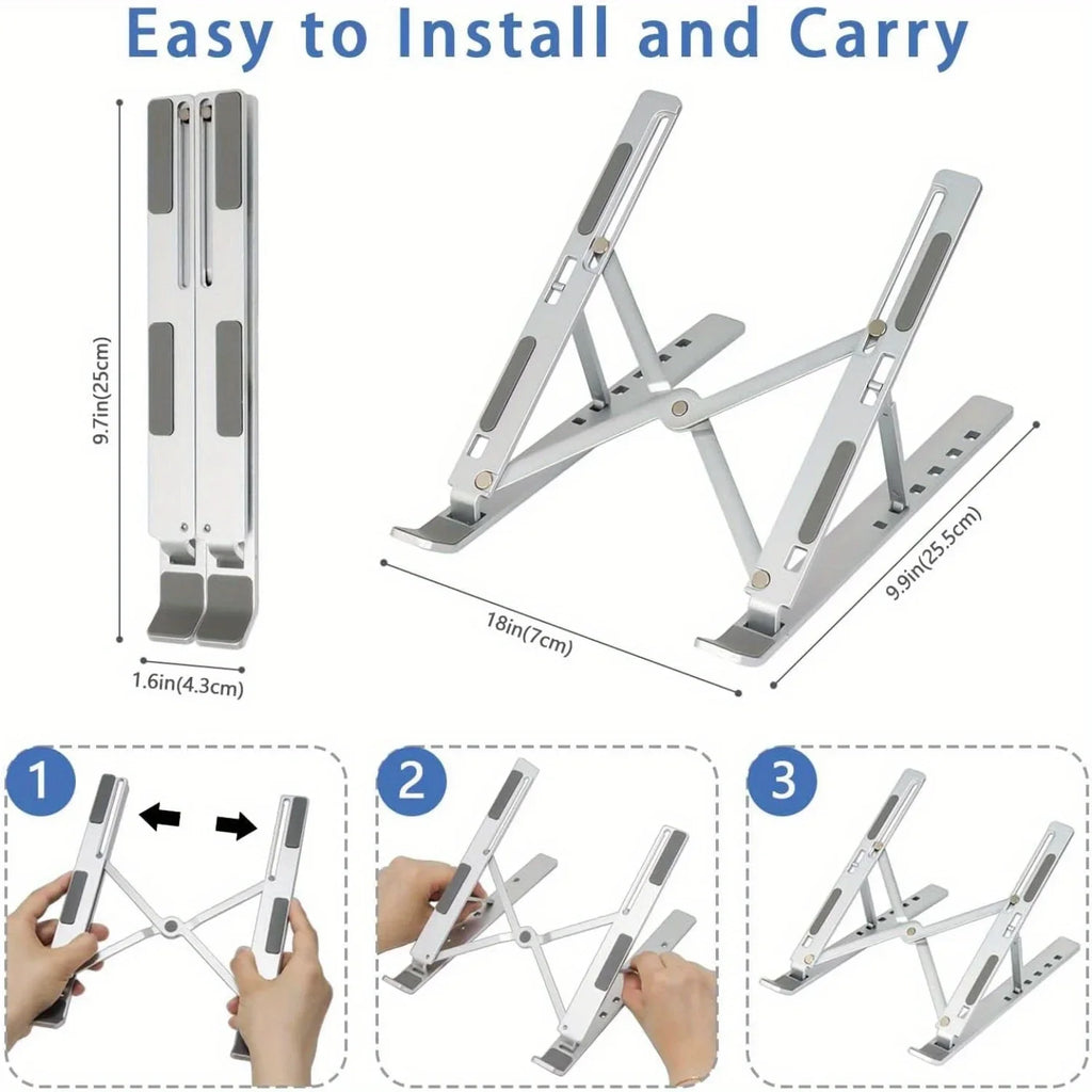 Portable Aluminum Laptop Stand