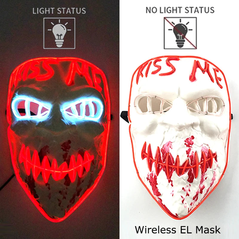Glow Reaper LED Mask 👻⚡