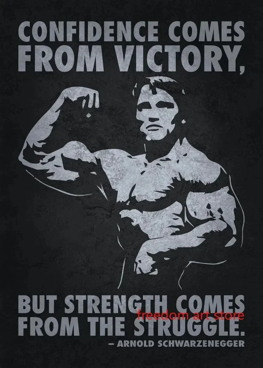 Men’s Muscle & Strength Gym Wall Art Poster 💪🏋️