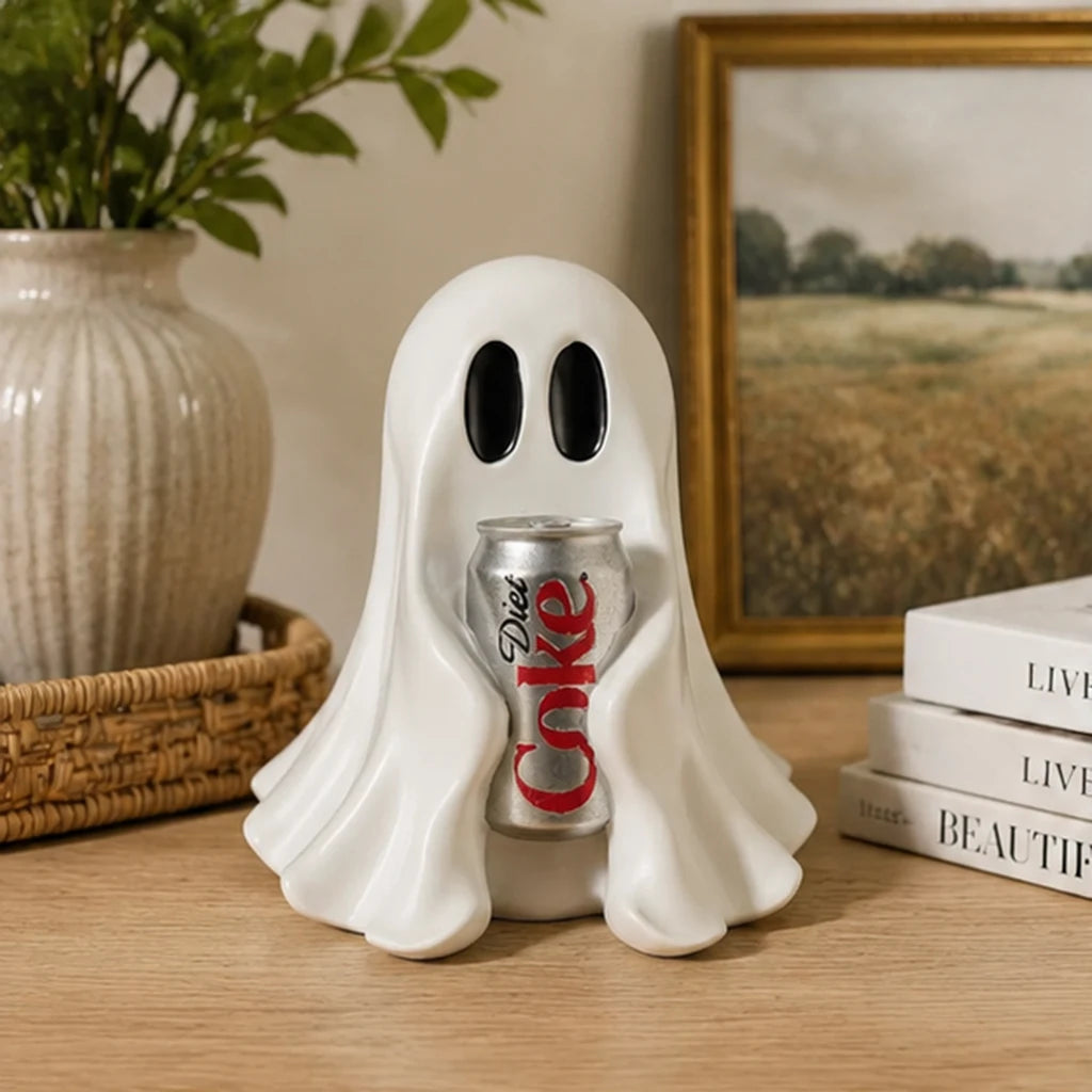 Cute Ghost Soda Can Halloween Decor 👻🥤