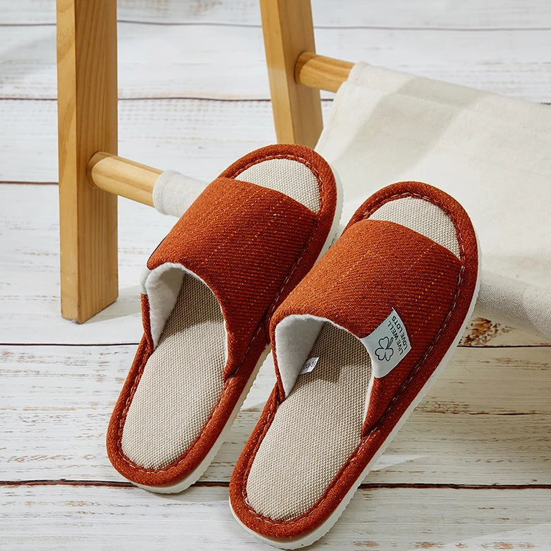 Men’s & Women’s Linen House Slippers