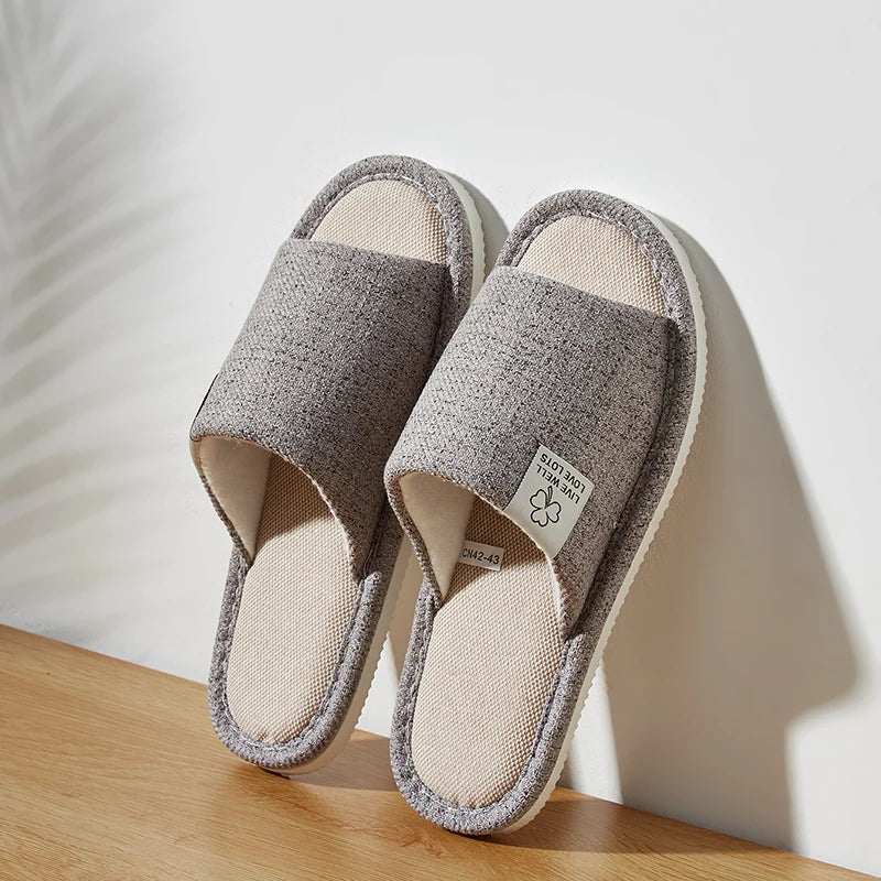 Men’s & Women’s Linen House Slippers