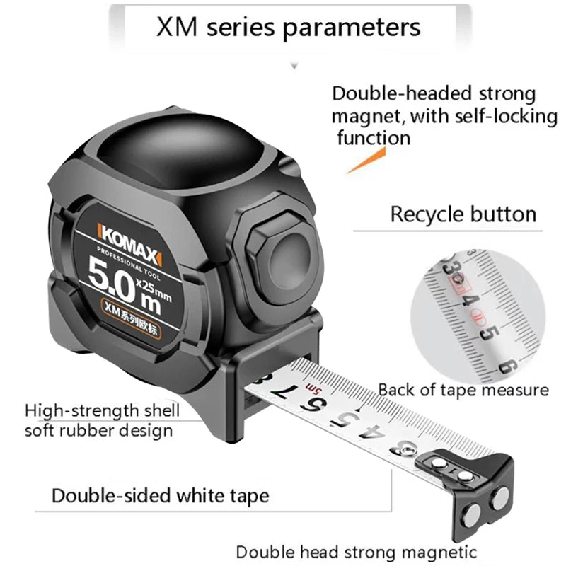 10M Heavy-Duty Magnetic Digital Tape Measure