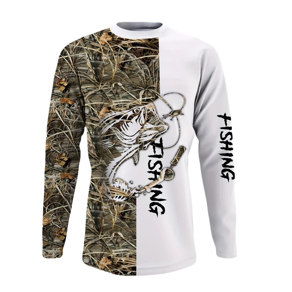 Men’s Performance Fishing Shirt – Long Sleeve Outdoor Tee