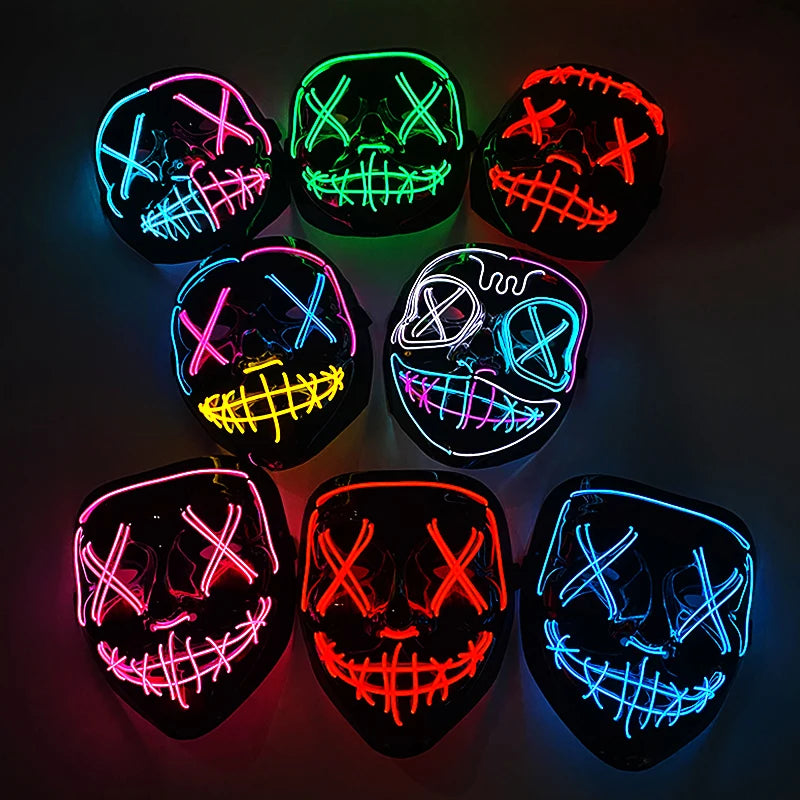 Glow Reaper LED Mask 👻⚡