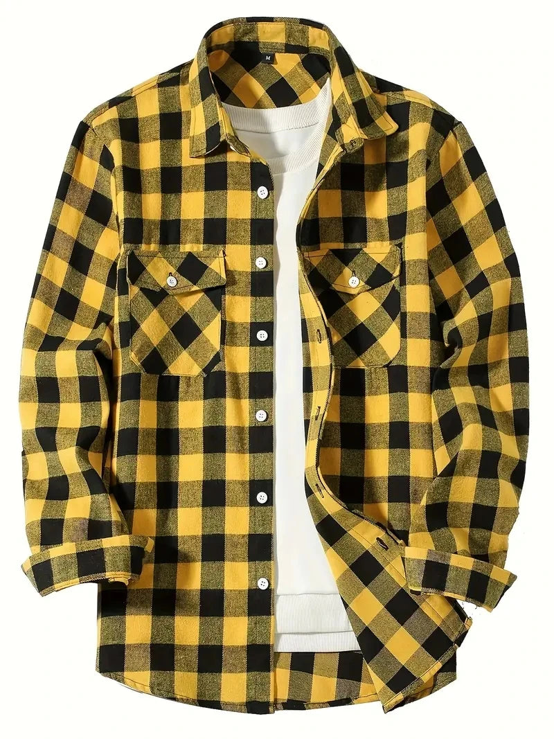 Men’s Classic Plaid Flannel Shirt
