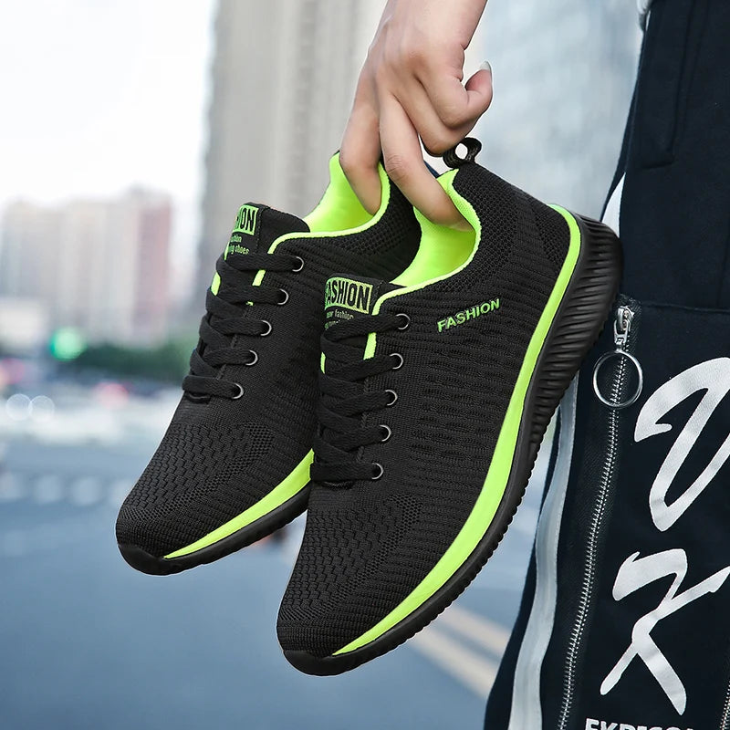 Men’s Breathable Knit Running & Walking Sneakers