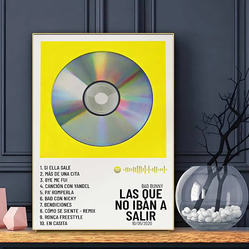 Bad Bunny “B-Bad” Music Poster – Stylish Wall Art