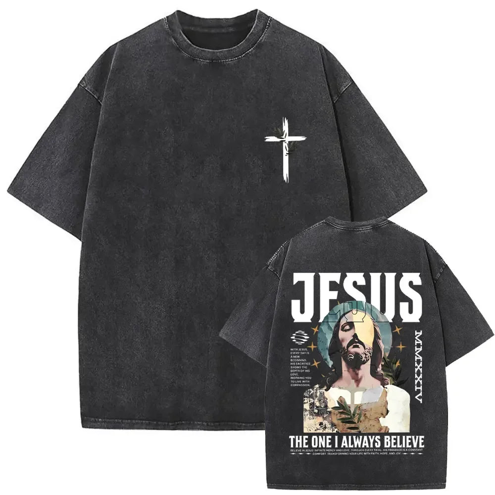 Jesus Forgive Them Vintage Washed Tee