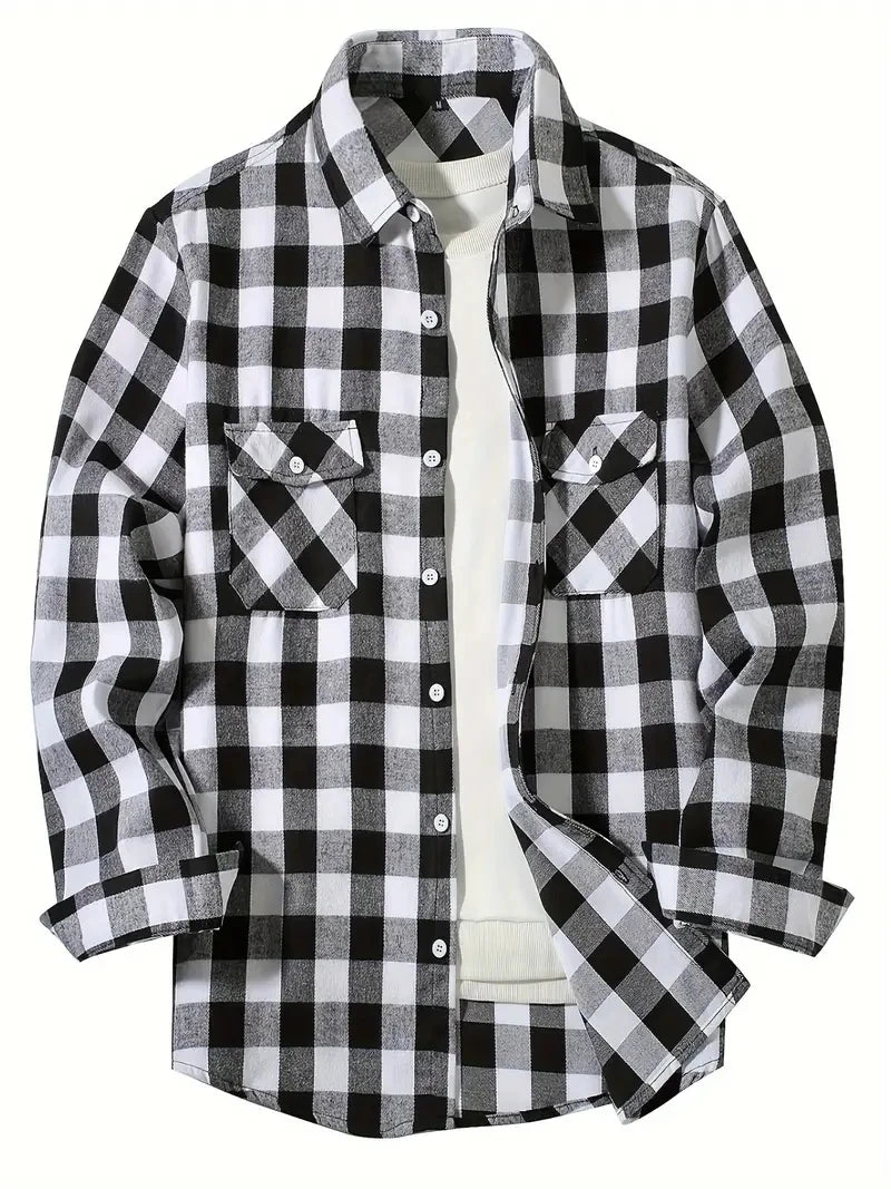 Men’s Classic Plaid Flannel Shirt