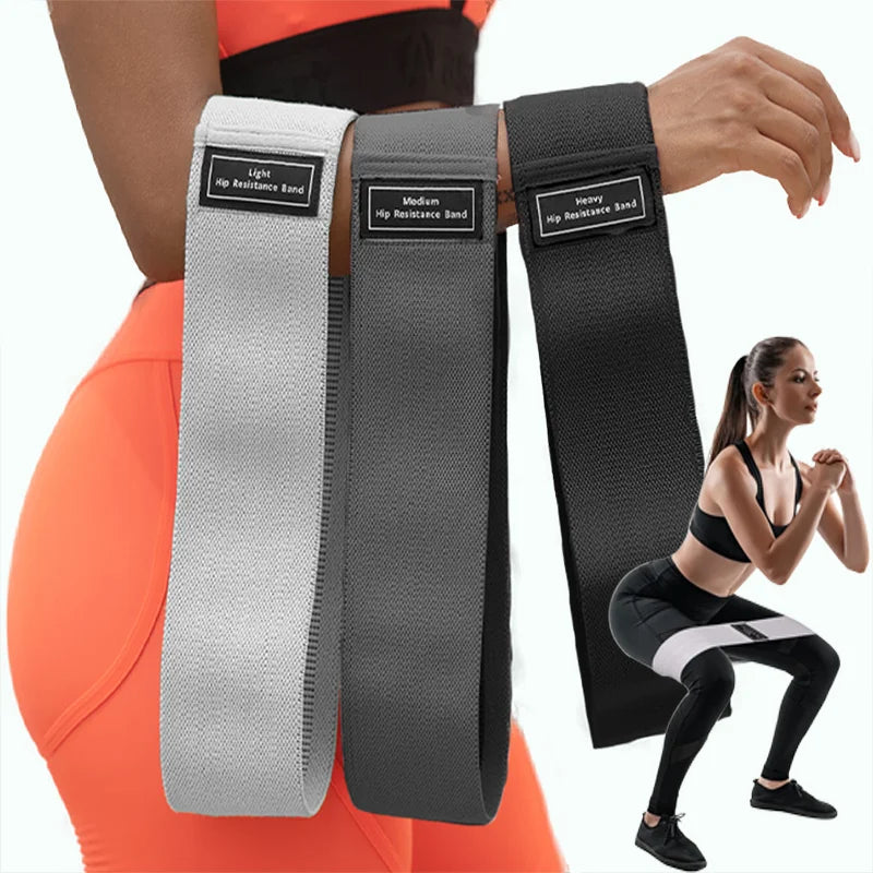 Fabric Resistance Glute & Booty Bands – Hip & Thigh Workout Loops