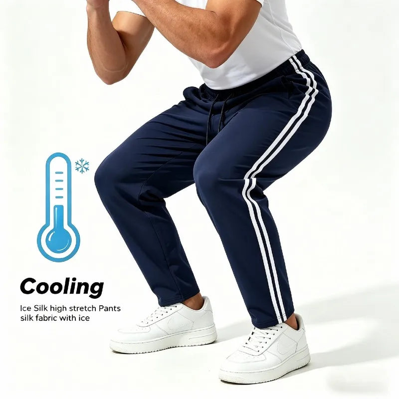 Men’s Lightweight Ice Silk Jogger Pants